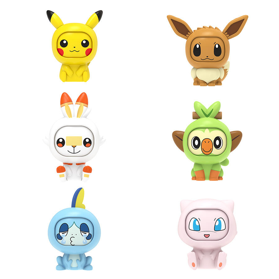 Pokemon 寶可夢變臉公仔精靈球S1 S2 一箱6款 | 蝦皮購物