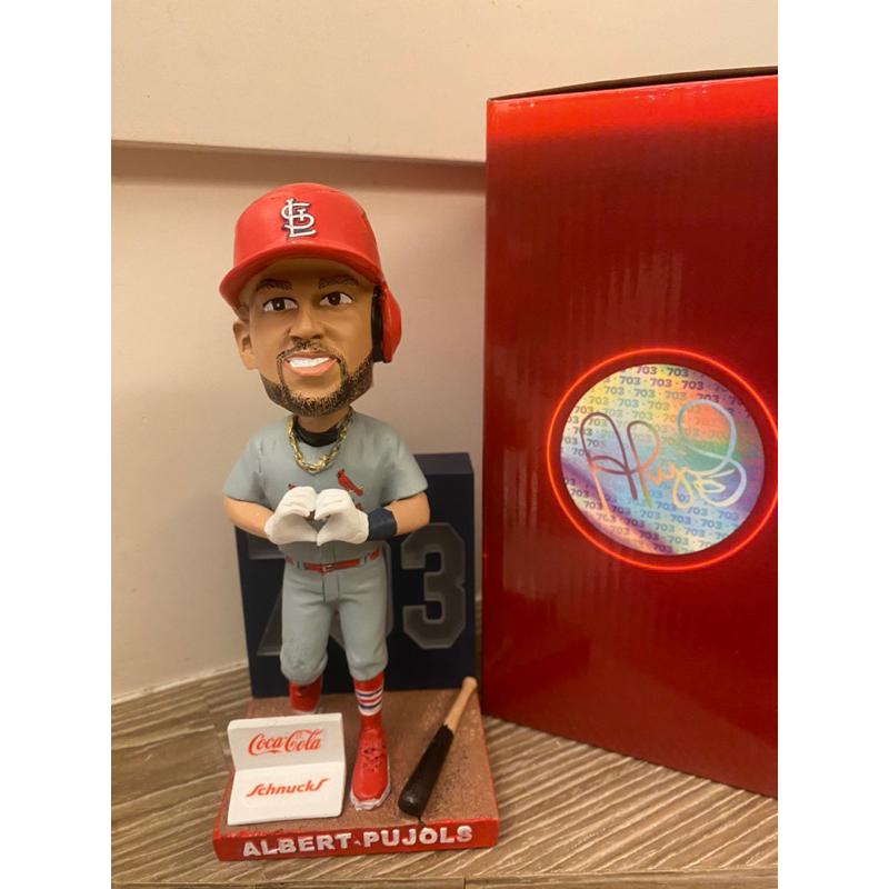 Albert Pujols St Louis Cardinals 700 Home Run Bighead Bobblehead