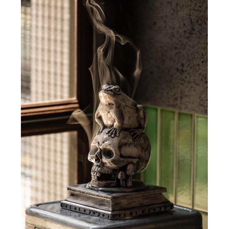 2023SS 聯名NH X GREAT FROG . INCENSE CHAMBER 月蛙骷髏頭線香座現貨