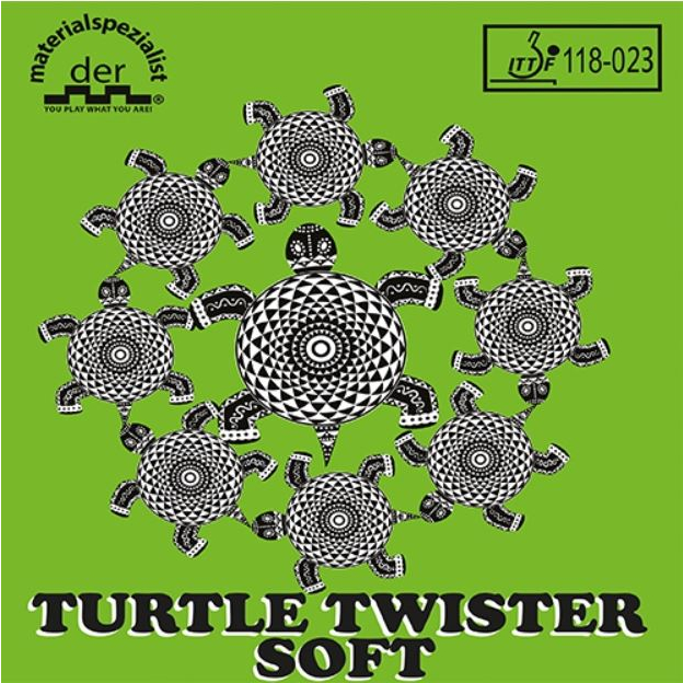 達叔乒乓桌球-正品 出口 物料專家 TURTLE TWISTER 反膠 削球 防弧 紅/黑2.0 桌球膠皮~無包裝~ | 蝦皮購物