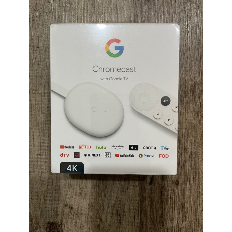 Chromecast with Google TV 4K 全新未拆日版japan 可中文繁體安裝2023