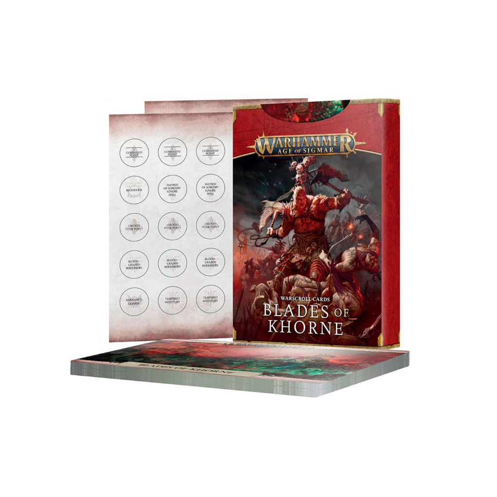 Warscroll Cards: Blades of Khorne (Inglese) - Hammer of war