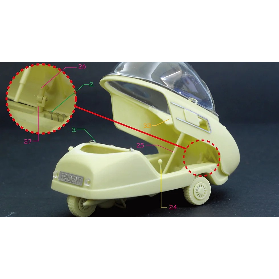 ZoomOn z137 1/24 ピール・トライデント 1965' | ZoomOn,Z