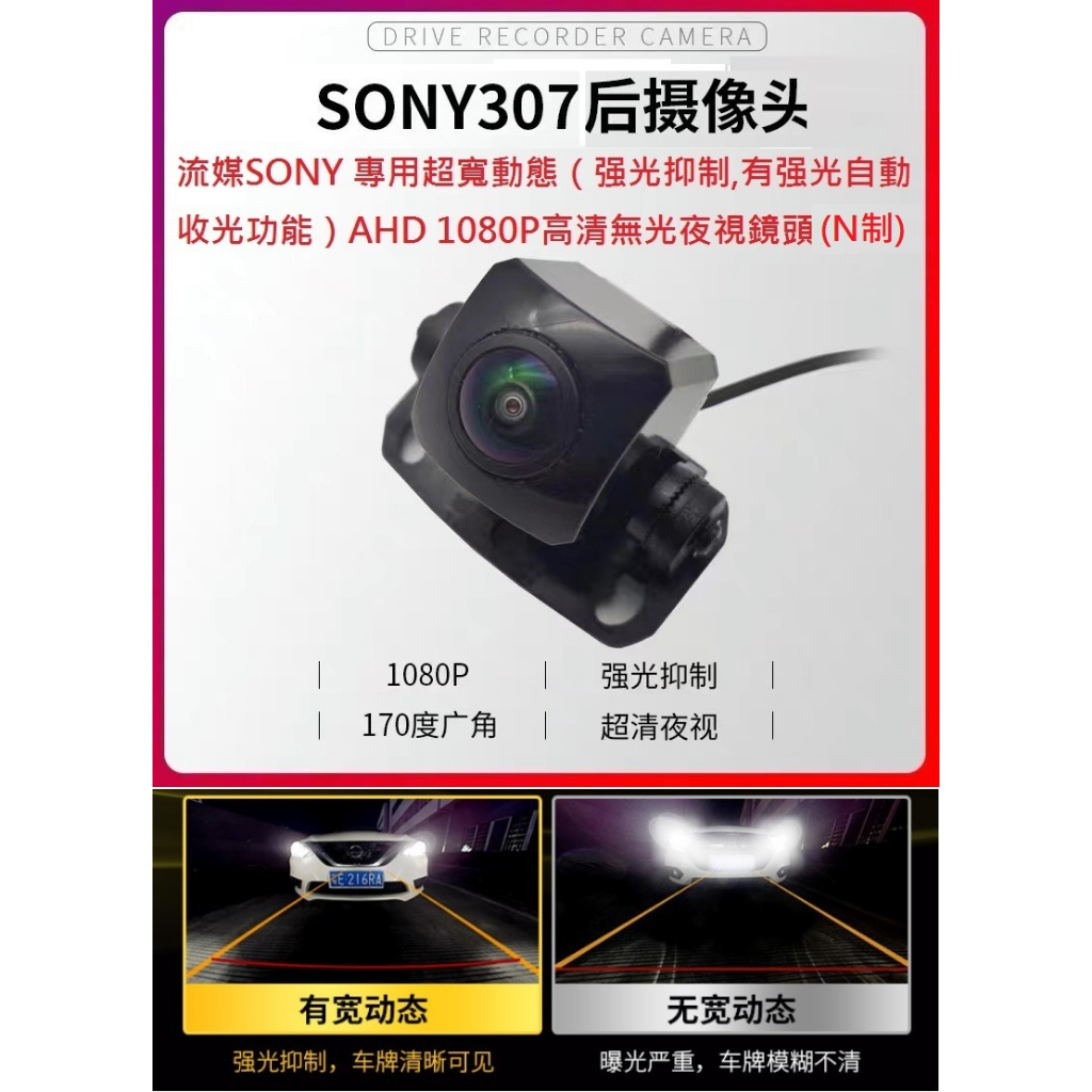 SONY307專用超寬動態（强光抑制,有强光自動收光功能)1080P無光夜視鏡頭(N制,航空頭,鏡像或正像) | 蝦皮購物