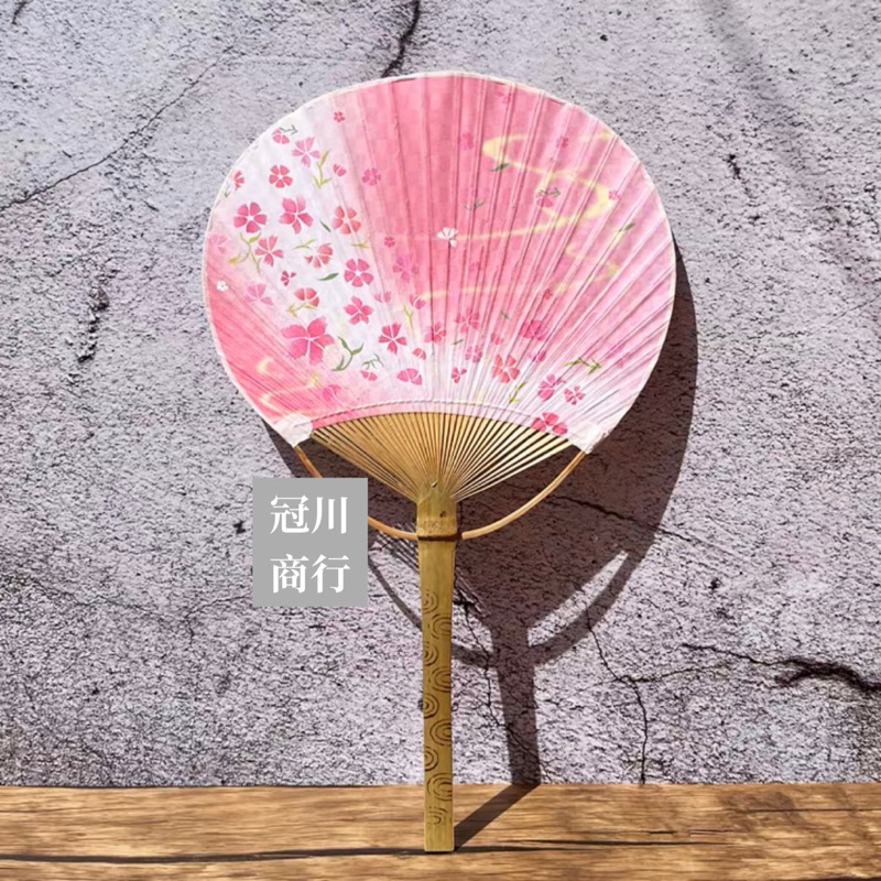 【冠川】台灣現貨 日式扇子 團扇 和風扇子 日系手扇 夏日祭扇子 日本扇子 日本慶典用具 手扇 拍照道具 | 蝦皮購物