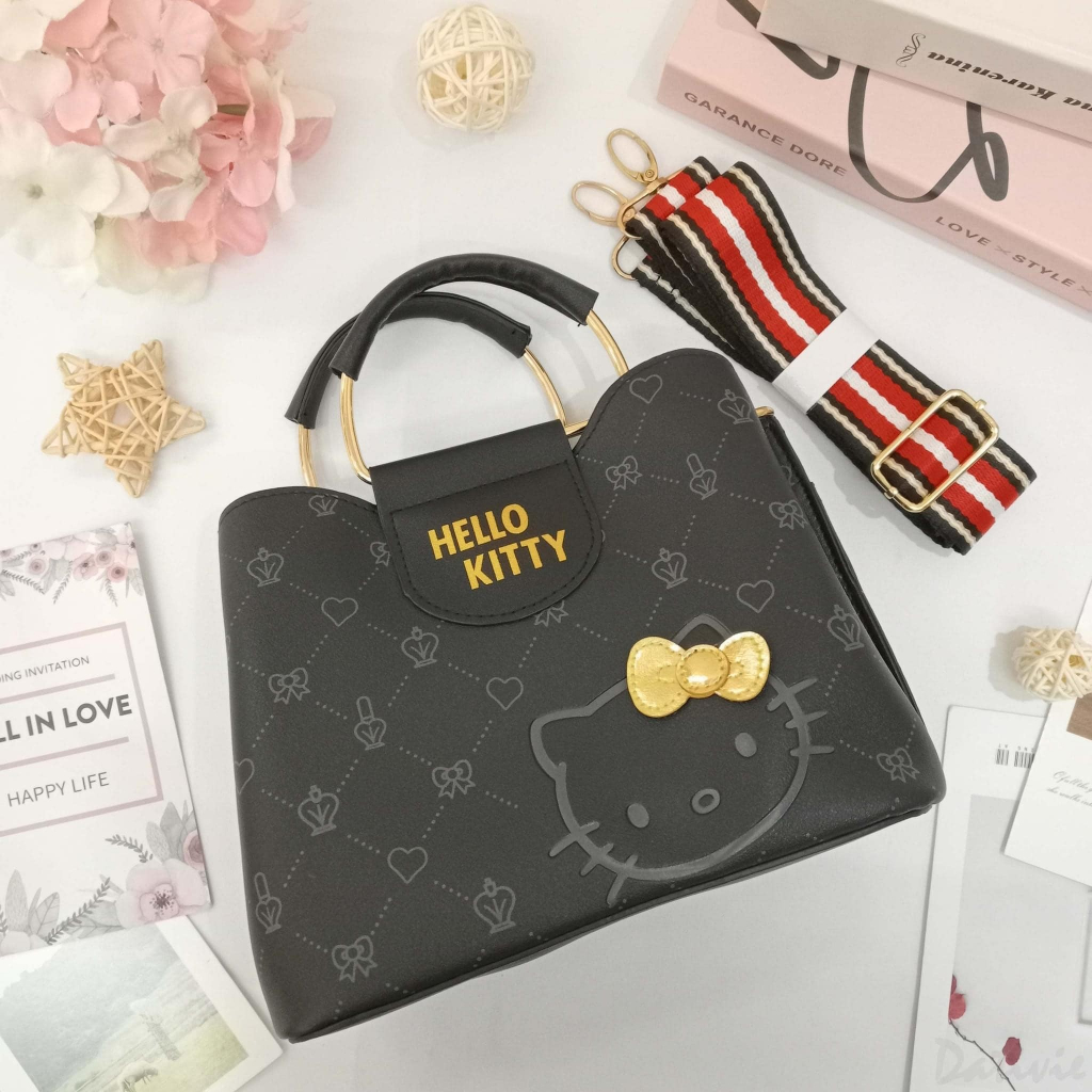 Hello Kitty 三麗鷗 時尚兩用包 斜背包 正版授權 手拿包 手提包 背包 單肩包 女生 斜肩包 包包 | 蝦皮購物