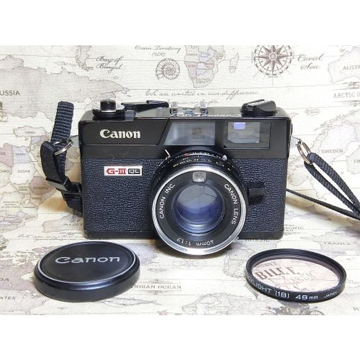 【跳蚤小舖子】稀有黑機 Canon QL17 G-III 台製版 ---東方徠卡/旁軸七劍之速度之美