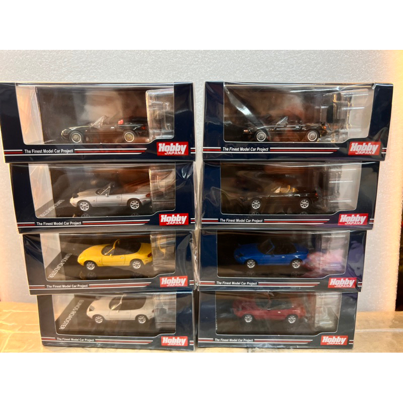 Modellino Auto Hobby Japan 1/64 Mazda Mx5 NA Eunos Roadster Sunburst