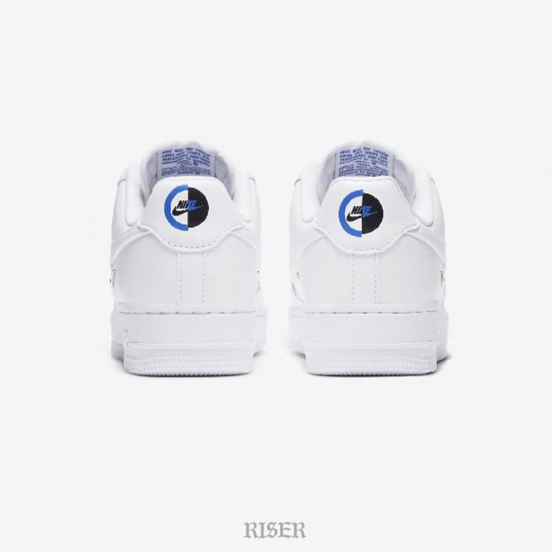 TRYGO｜ NIKE AIR FORCE 1 '07 LX 泫雅 銀勾 小鉤 AF1 白 藍白 CT1990-100 | 蝦皮購物