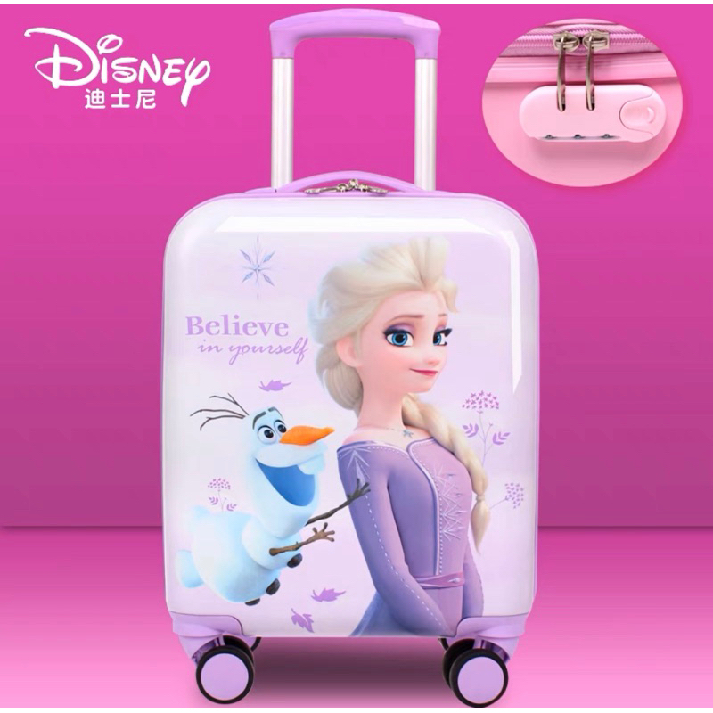 🇹🇼🐹迪士尼正品🐹FROZEN雙面行李箱艾莎公主Elsa👑👛16吋/18吋行李箱萬向輪冰雪奇缘2旅行箱18吋❤️❤️