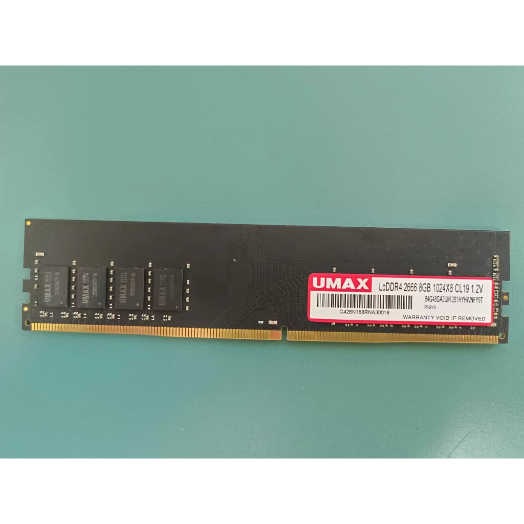 UMAX】DDR4-2666 8GB原廠終身保(拆機良品) | 蝦皮購物