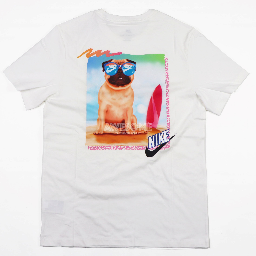 歐鉉]NIKE NSW 背面大LOGO 巴哥犬衝浪狗短袖短T 男生FD6637-010-493