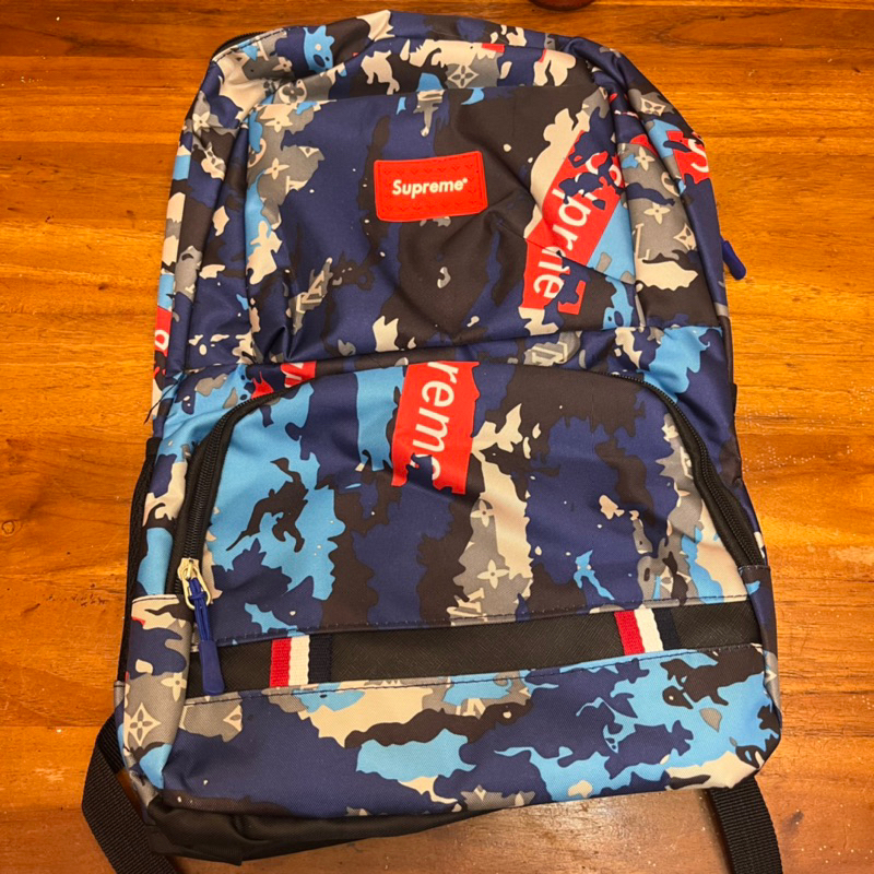 Supreme backpack blue camo hot sale