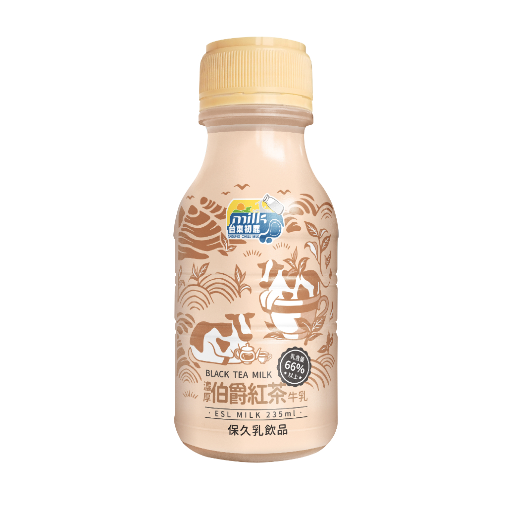 現貨#屹兆莊總代理#新品上市【台東初鹿】濃厚伯爵紅茶牛乳235ml*6入