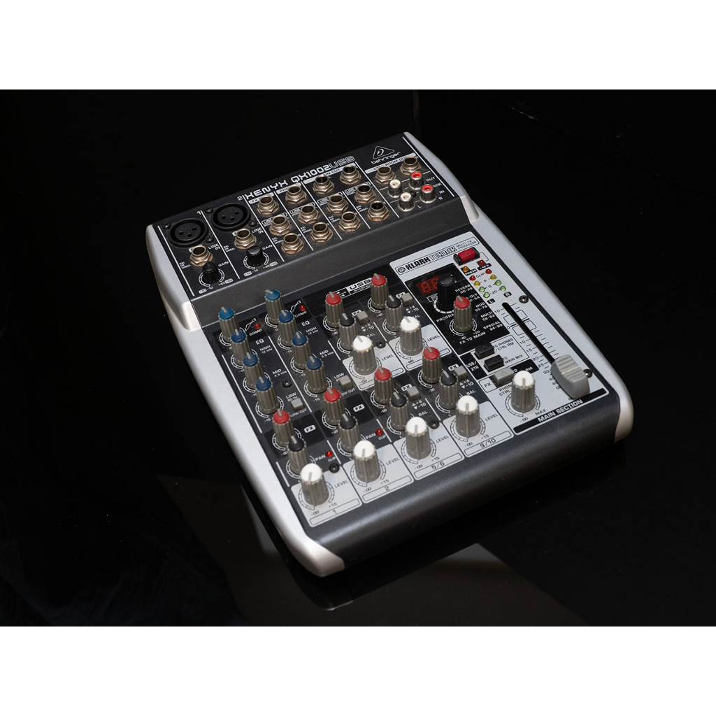 BEHRINGER XENYX QX1002 USB MIXER 10軌 混音器 100組效果fx 錄音介面 蝦皮購物