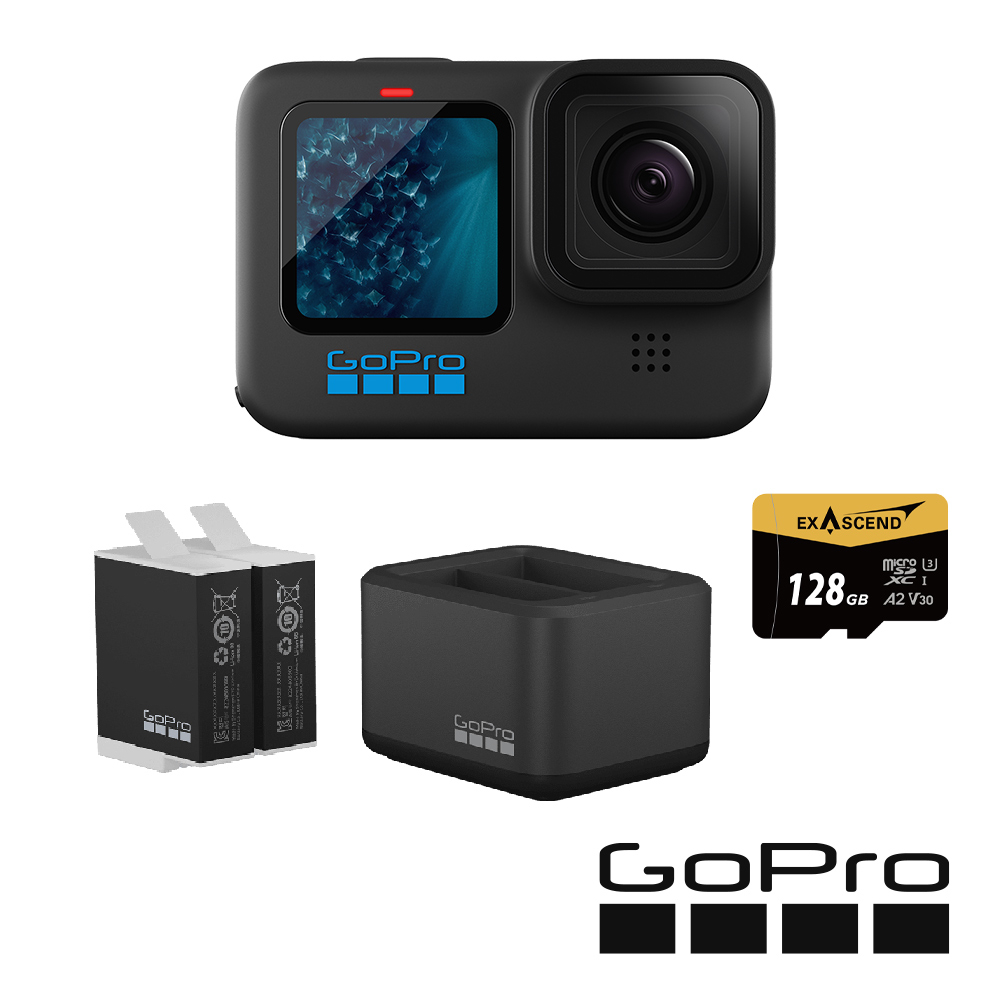 GoPro】HERO 11 Black 優惠套組大滿足套組CHDHX-111-RW 正成公司貨