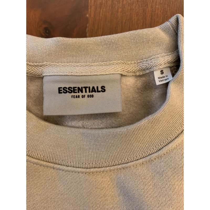 pacsun購入❗️全新正品 Essentials Crewneck olive橄欖綠色內刷毛大學T圓領長袖上衣fog