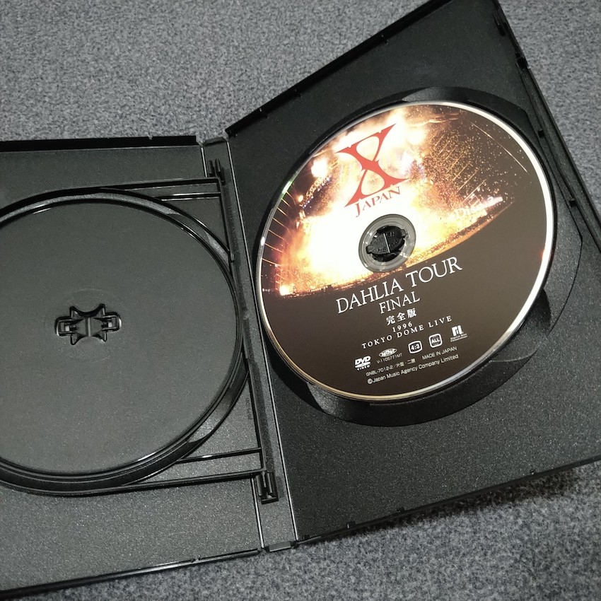 日版正版X JAPAN DAHLIA TOUR FINAL 完全版DVD / 1996 XJAPAN LIVE