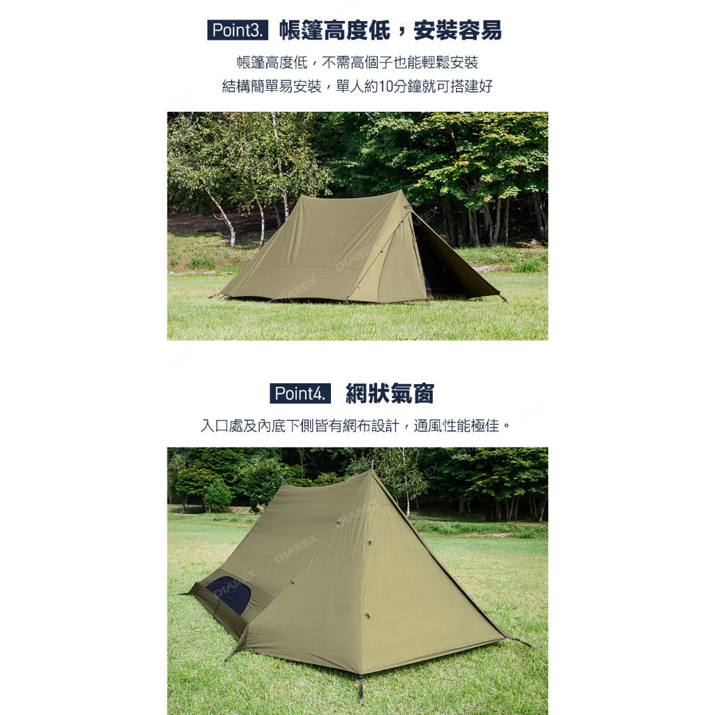 日本tent-Mark DESIGNS】Two Peak Cabin TC科技棉高遮光雙峰帳TM 日本tent-Mark DESIGNS】Two Peak Cabin TC科技棉高遮光雙峰帳TM