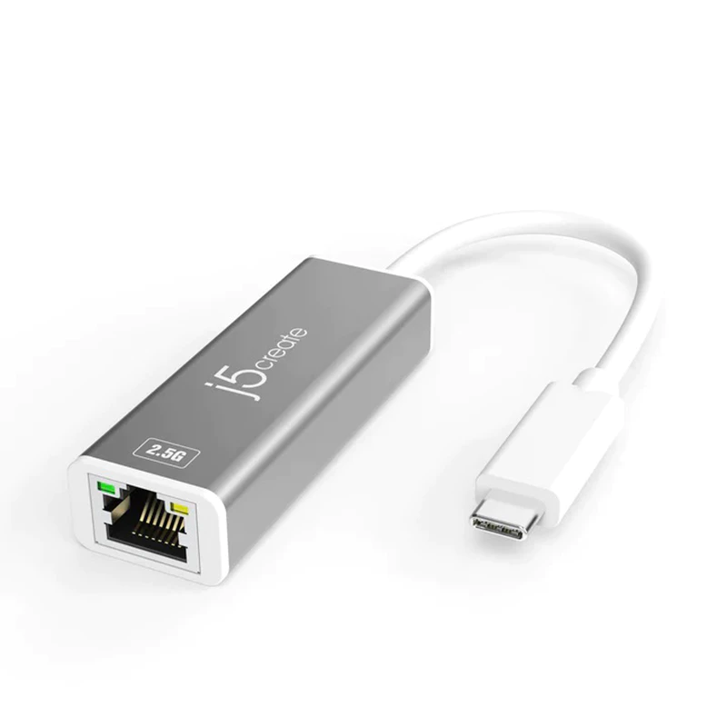 j5create JCE145 2.5G 網路轉接器：突破頻寬瓶頸！讓你的筆電秒變「極速工作站」