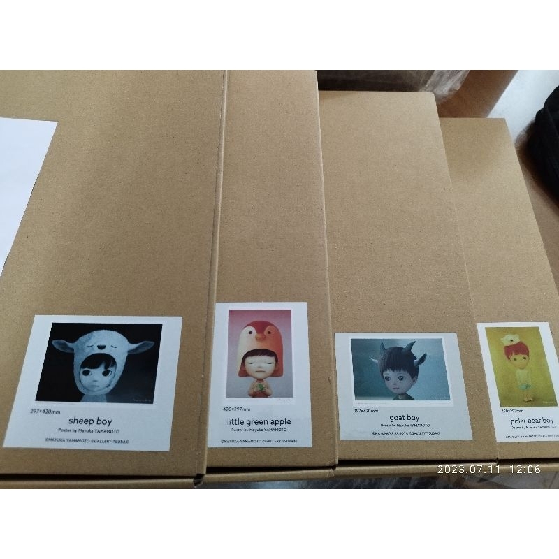 現貨>toy_linjayyu 山本麻友香日本藝廊限定600版海報| 蝦皮購物