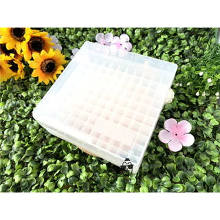100格 塑膠防水收納盒 / 12mm格寬 / 印章收納 小物收納