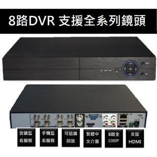 Product image 8路監視器主機 1TB硬碟 監視器 遠端監控1080 畫質 HDMI 輸出 支援全系列鏡頭 DVR 主機 直逼 NVR