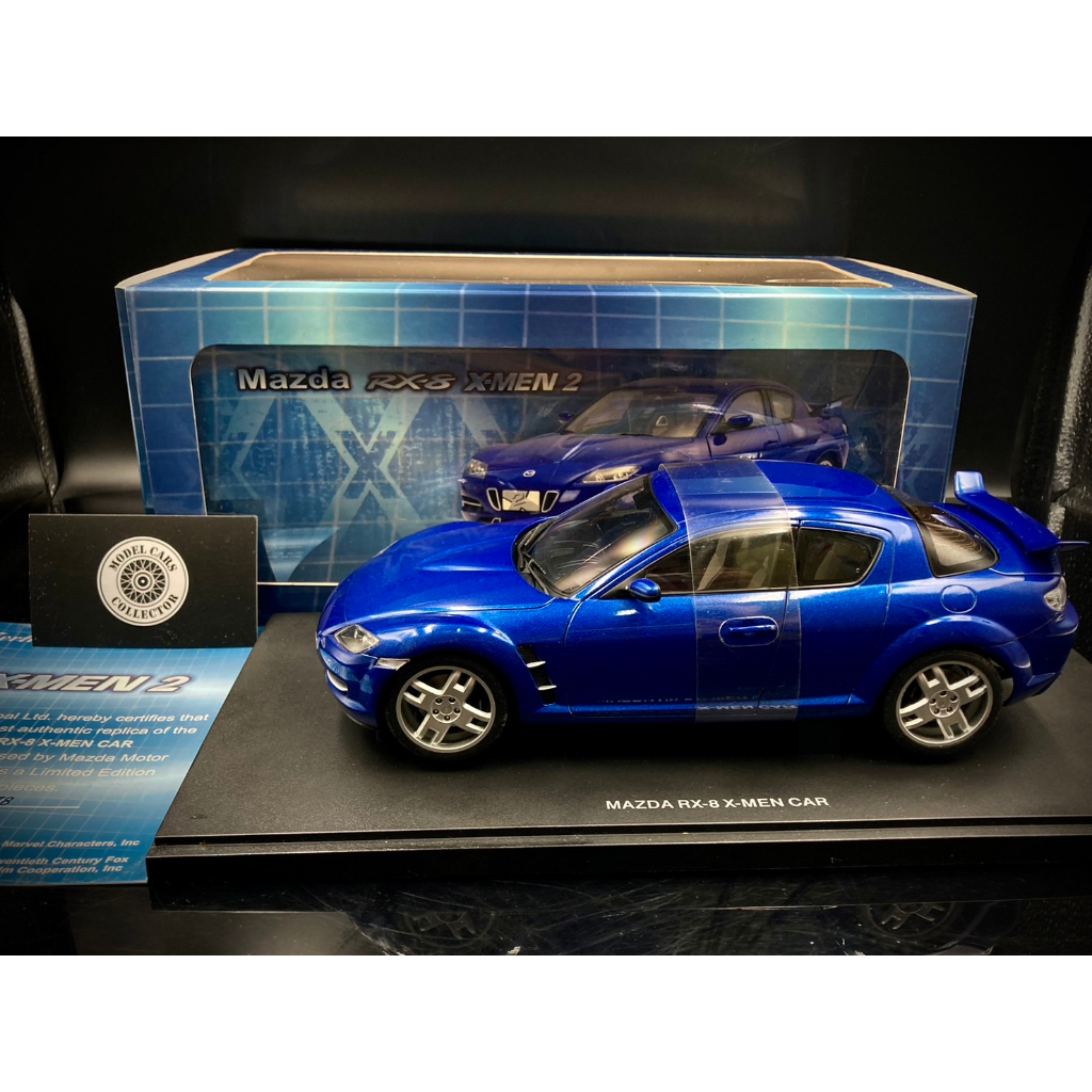 限定車 AUTOart 1/18 MAZDA RX-8 X-MEN CAR Blue オートアート 限定車 AUTOart 1/18 MAZDA RX-8 X-MEN CAR Blue オートアート