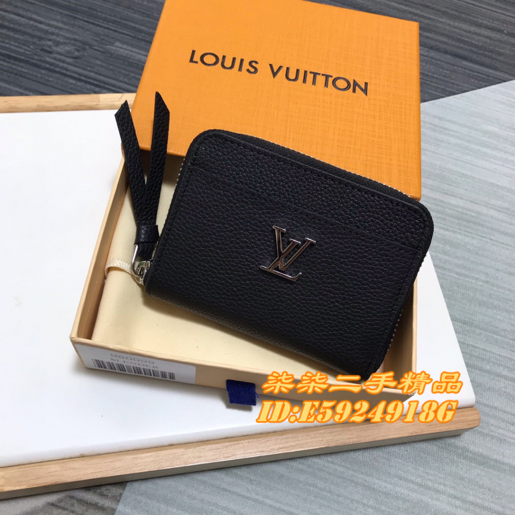 Auth Louis Vuitton Aerogram Coin Card Holder M82068 Men's Coin Purse/coin  Case