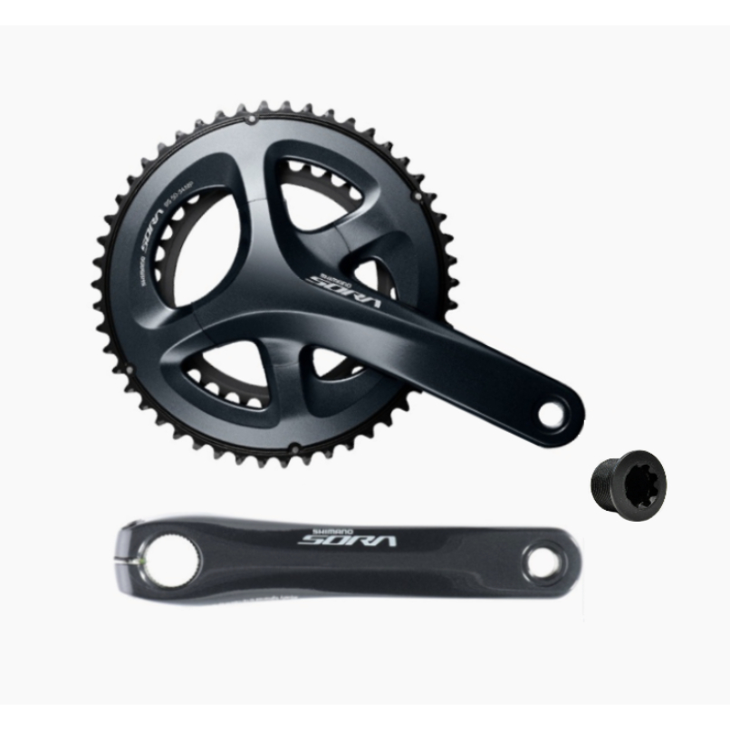 SHIMANO SORA 公路車前齒盤 2x9速 FC-R3000 二片大齒盤 50-34T 170mm 165mm | 蝦皮購物