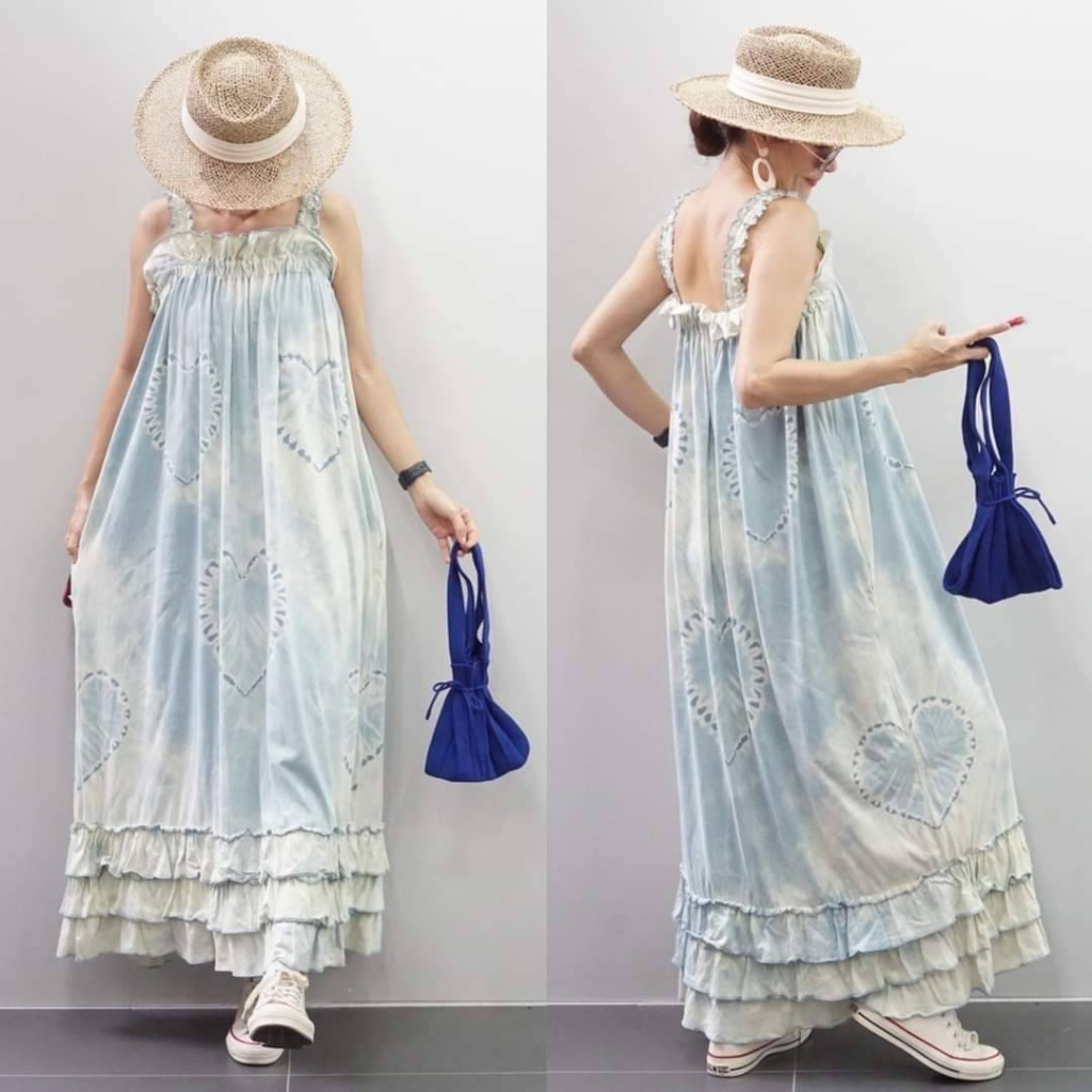 【6色】【泰國小眾品牌】Ellen Maxi Dress 蛋糕款長連身裙
