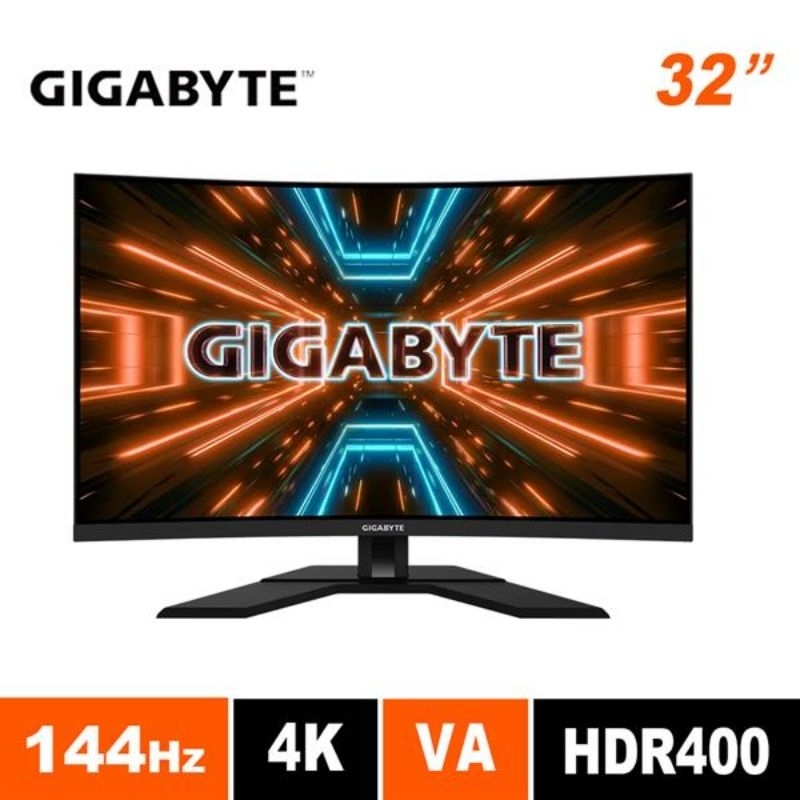 技嘉GIGABYTE螢幕M32UC 32型144Hz HDR400 KVM 4K曲面電競螢幕| 蝦皮購物