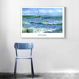 梵谷‧海濱的漁船-Horizontal－掛畫 裝飾畫－森活小飾 Lifedecor