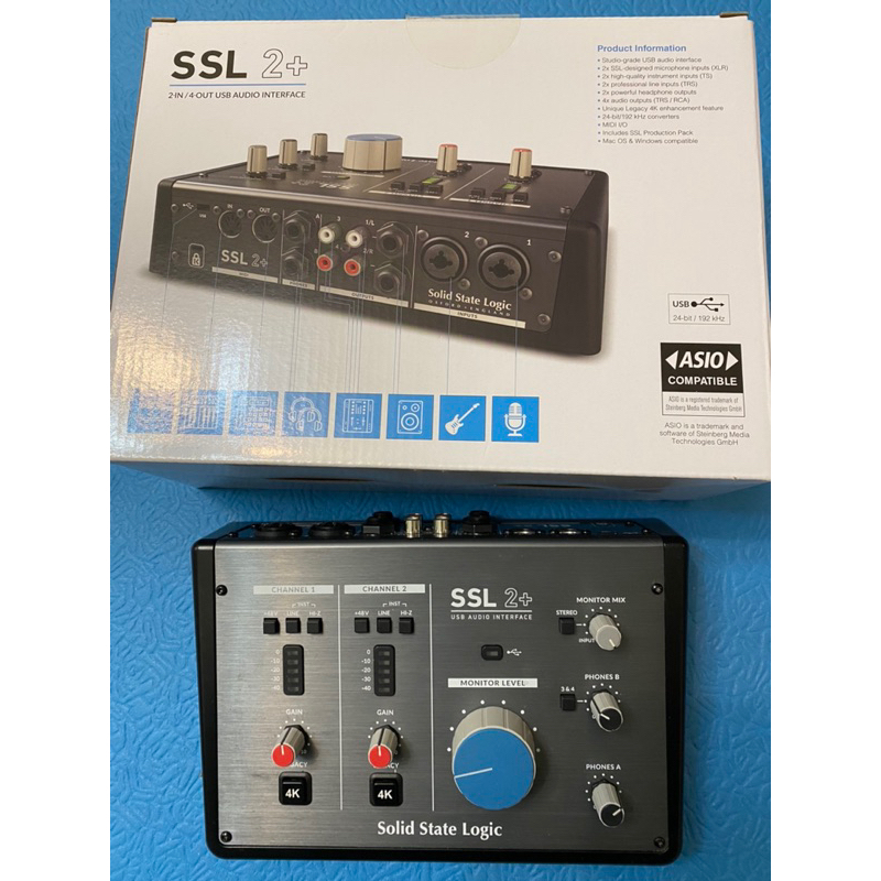 SSL2+ 錄音介面錄音卡二手良品| 蝦皮購物