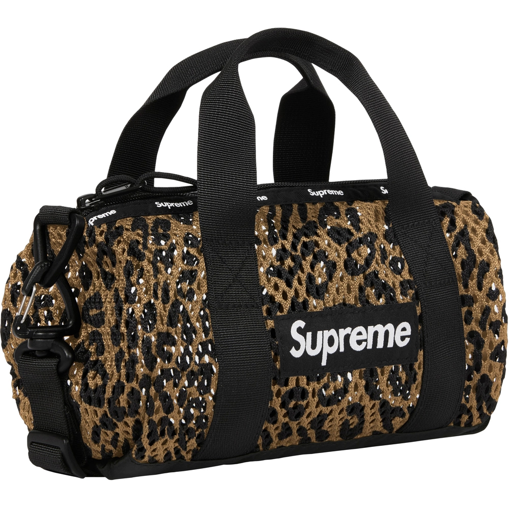 supreme Mesh Mini Duffle Bag Leopard 豹柄-