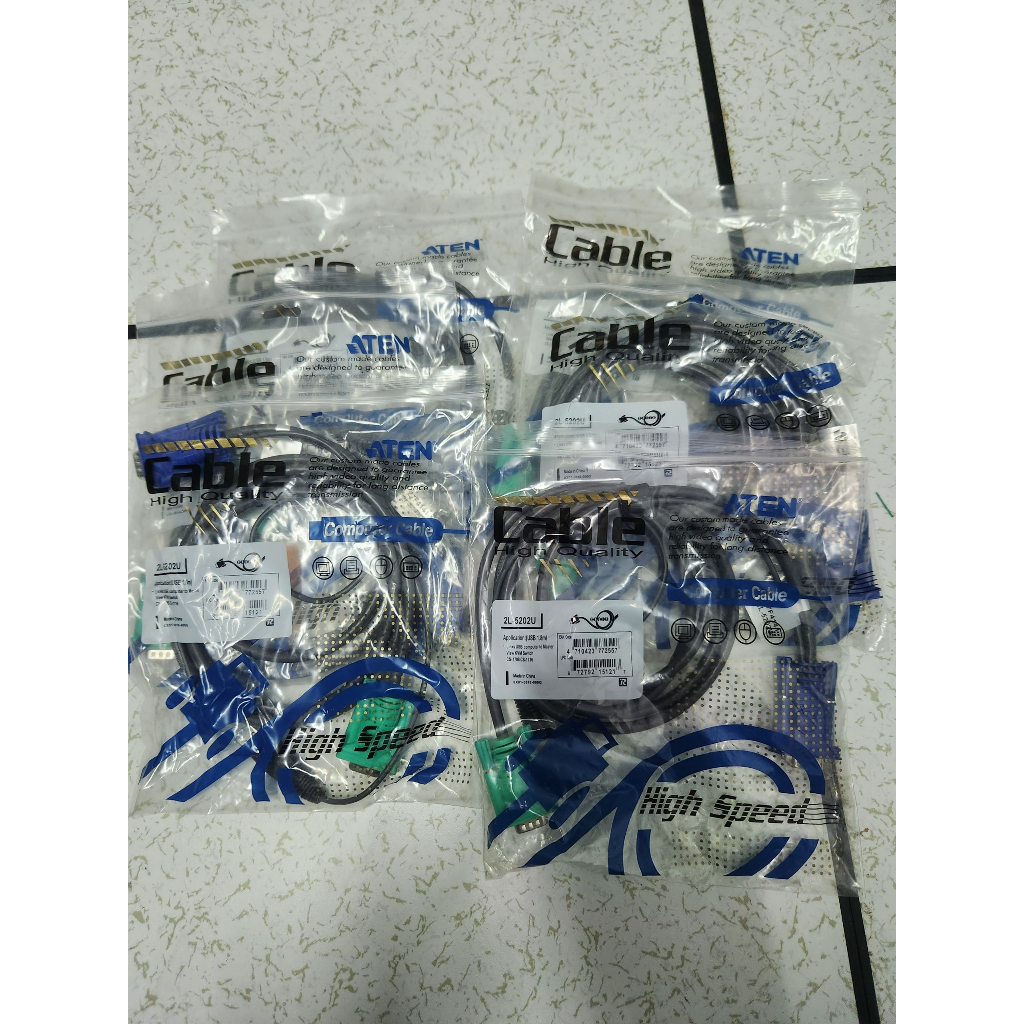 宏正 - ATEN 2L-5202U USB 介面 切換器 KVM 連接線 1.8M | 蝦皮購物