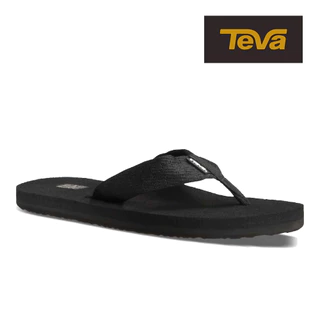 【TEVA】男拖鞋 經典織帶記憶夾腳拖鞋- Mush II 磚黑色 (原廠)