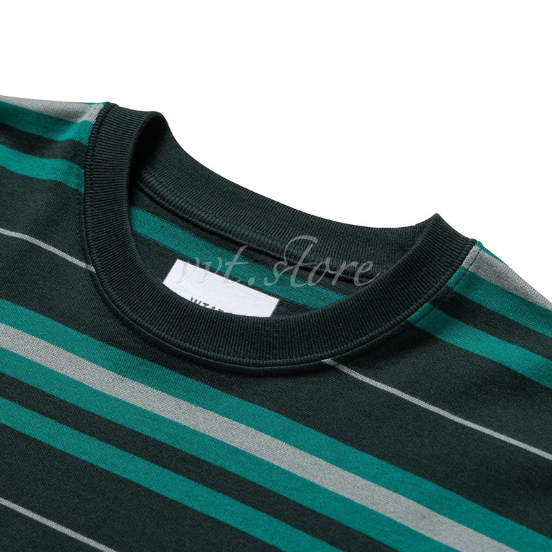WTAPS 23SS BDY 02 / SS / COTTON. TEXTILE. SIGN 條紋短袖T恤| 蝦皮購物