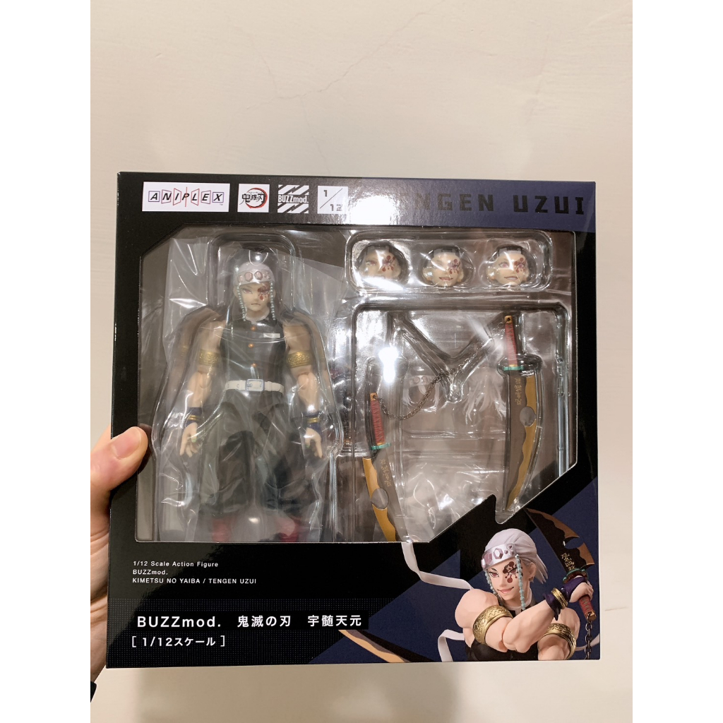 【現貨】全新 鬼滅之刃 ANIPLEX 1/12 BUZZmod. 鬼滅之刃 宇髄天元 音柱 可動 PVC 公仔 模型 | 蝦皮購物