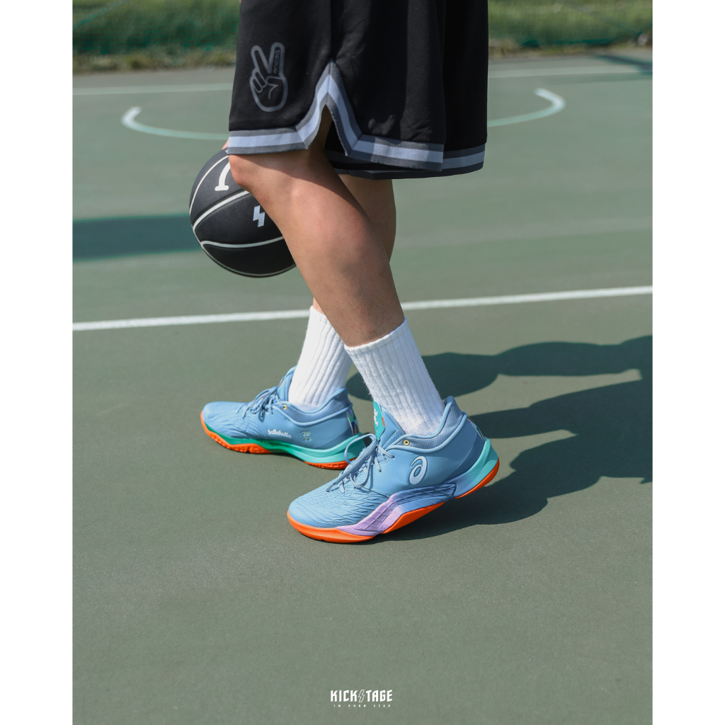 BALLAHOLIC x ASICS UNPRE ARS LOW 湖水藍海豚鴛鴦籃球鞋【1063A077】 | 蝦皮購物