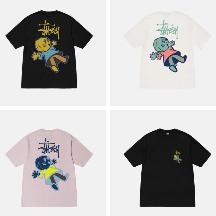 STUSSY DOLLIE PIG. DYED TEE 洋娃娃短袖男女情侶款巫毒娃娃| 蝦皮購物