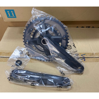 Guarnitura Shimano Altus FC-MT210 46/30 Denti, 9 Velocità, Nero, 170 Mm, Senza Paracatena