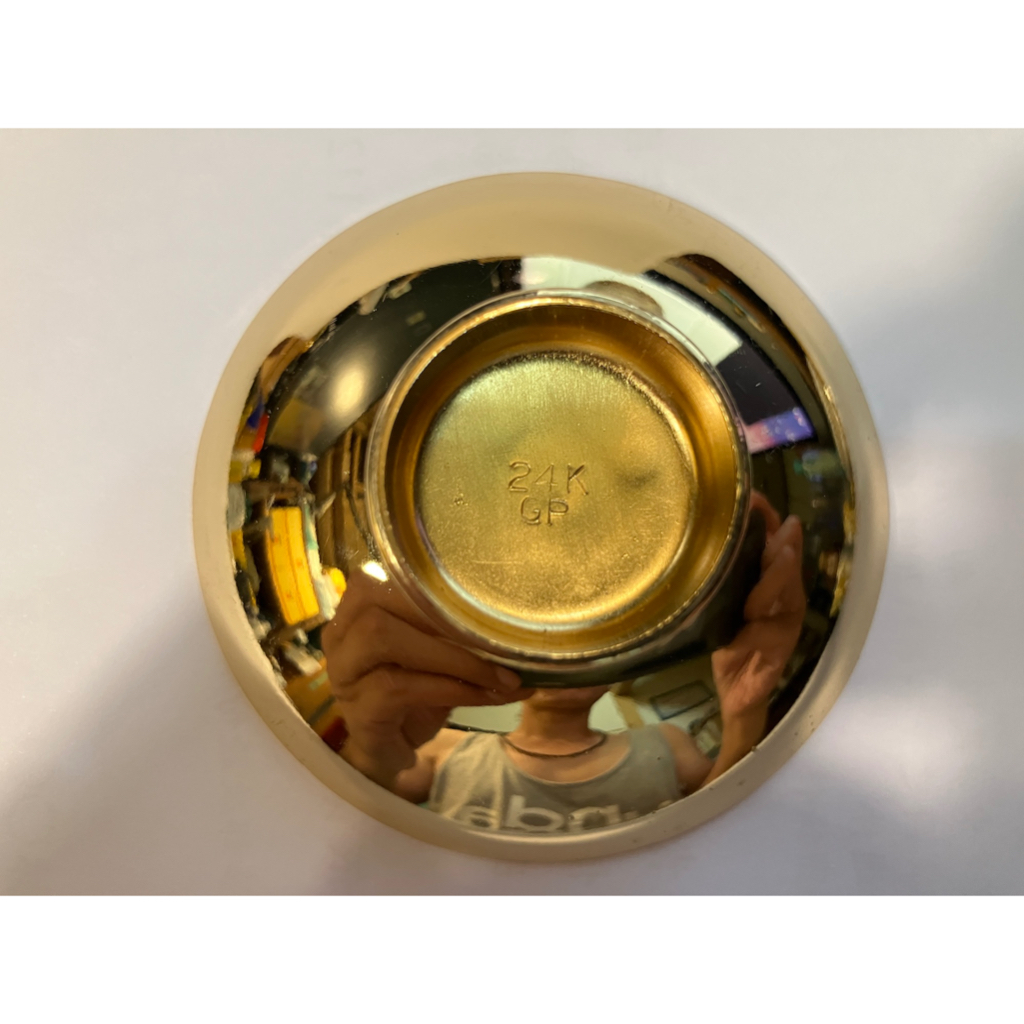 日本新潟高級不銹鋼24K鍍金杯300ML (日本製)