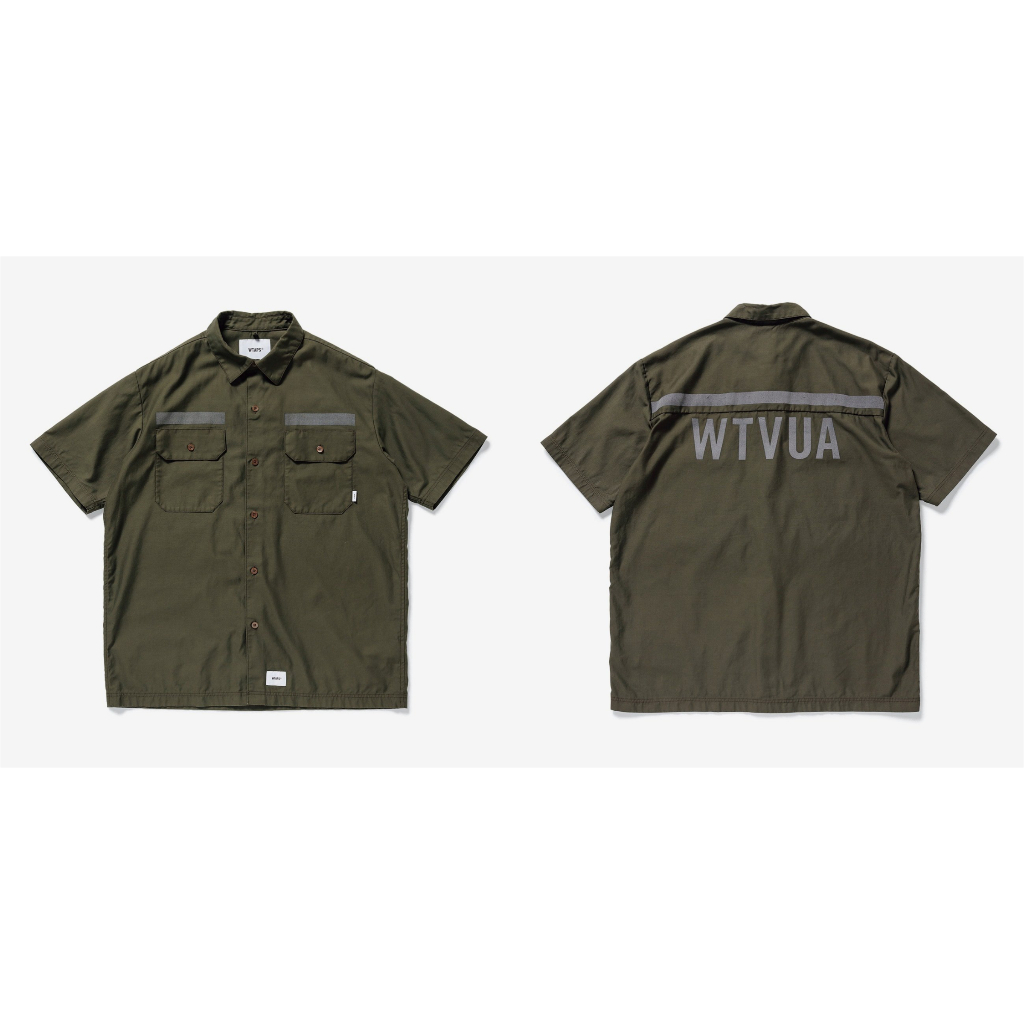AllenTAPS】WTAPS 19SS DECK SS / SHIRT. COTTON. SATIN | 蝦皮購物