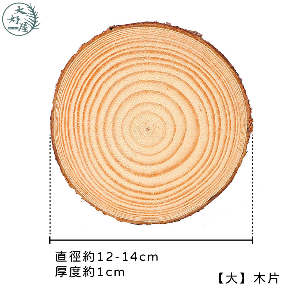 大好屋 現貨 木片 天然原木片 年輪木片 木片木頭 樹枝木條 木頭底座 攝影道具 春節 新年裝飾 杯墊 松木片 新春配件 | 蝦皮購物