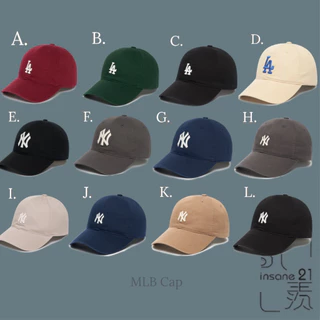MLB 經典 棒球 洋基 LA 老帽 棒球帽 男女 可調尺寸 帽子 【Insane-21】