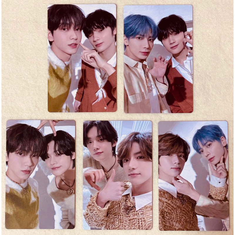 TXT 日專SWEET 初回限定盤A 雙人卡】小卡紙片TOMORROW X TOGETHER