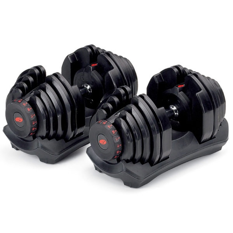 免運❱ 美國Bowflex 1090可調式啞鈴90磅17段/2入組健身器材重量訓練肌