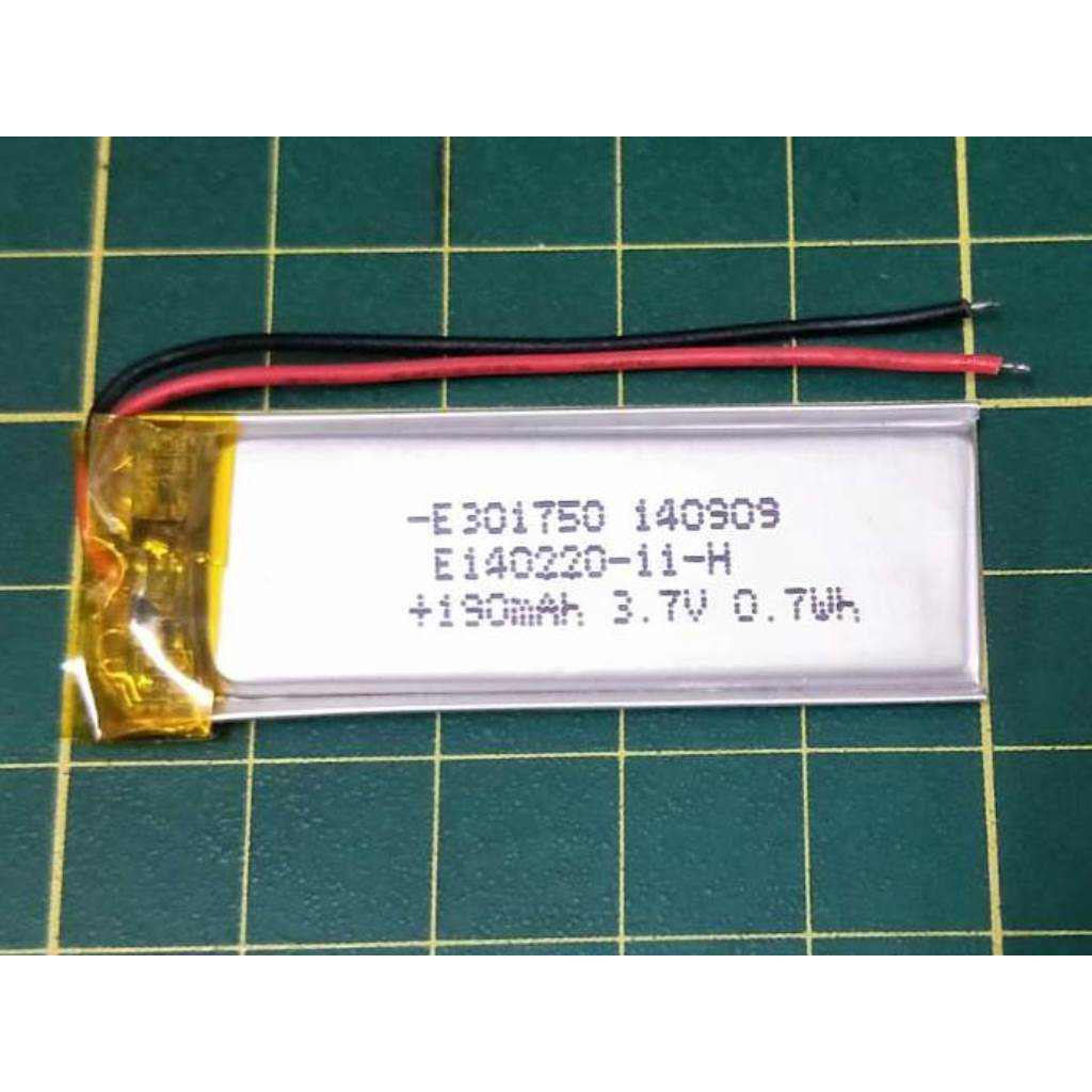 台灣出貨 全新 3.7V 電池 適用 301750 301550 行車紀錄器 衛星導航 維修用 #D299 | 蝦皮購物