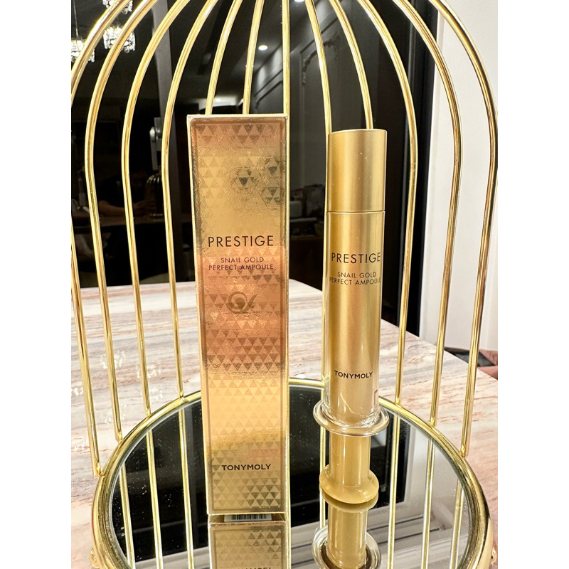 【韓國代購】TONYMOLY 蝸牛黃金 Prestige Snail Gold Perfect Ampoule 抗皺美白